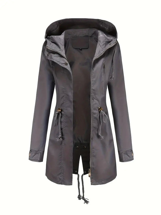 Lena | Trenchcoat impermeabile con cappuccio