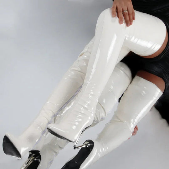Leonie | Modieuze overknee laarzen