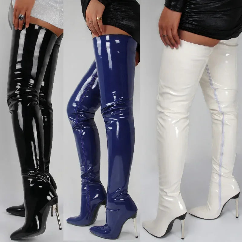 Leonie | Modieuze overknee laarzen