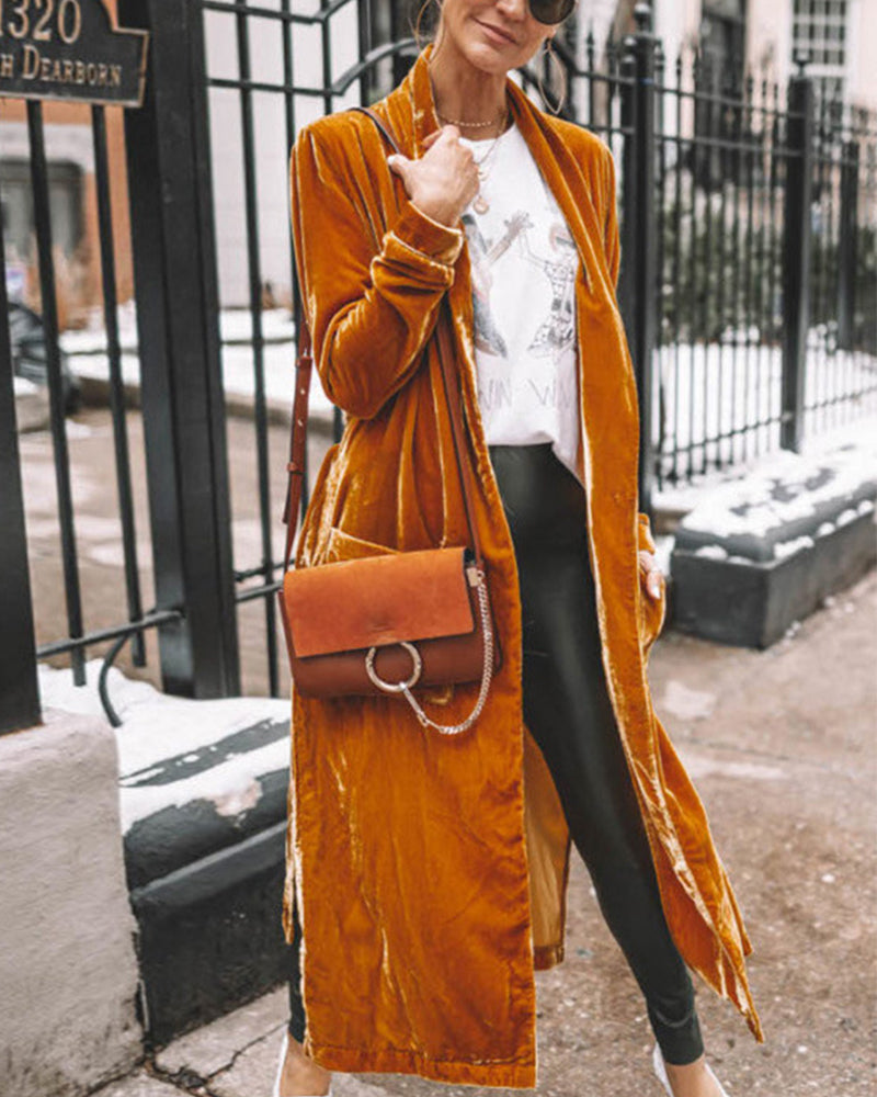 Leonie | Vielseitige lange Strickjacke