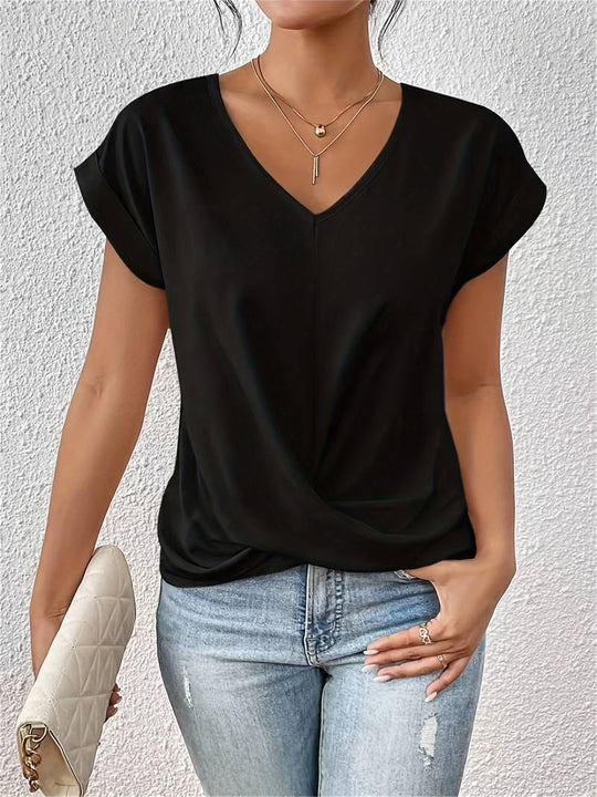 Lia | Comfortabel casual Top met korte mouwen