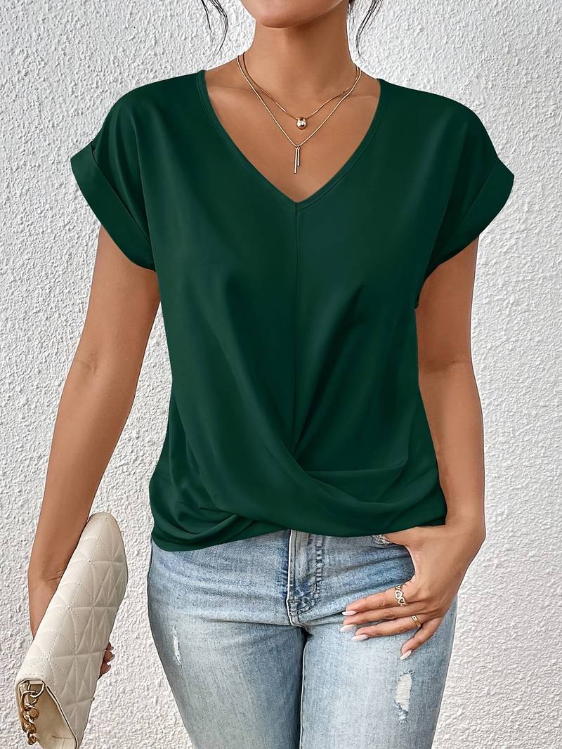 Lia | Comfortabel casual Top met korte mouwen