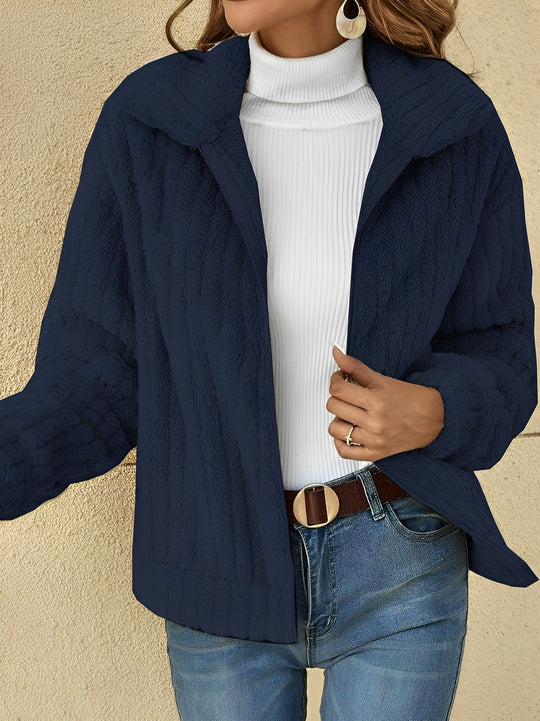 Lisa | Elegant soft and comfortable cozy teddy coat
