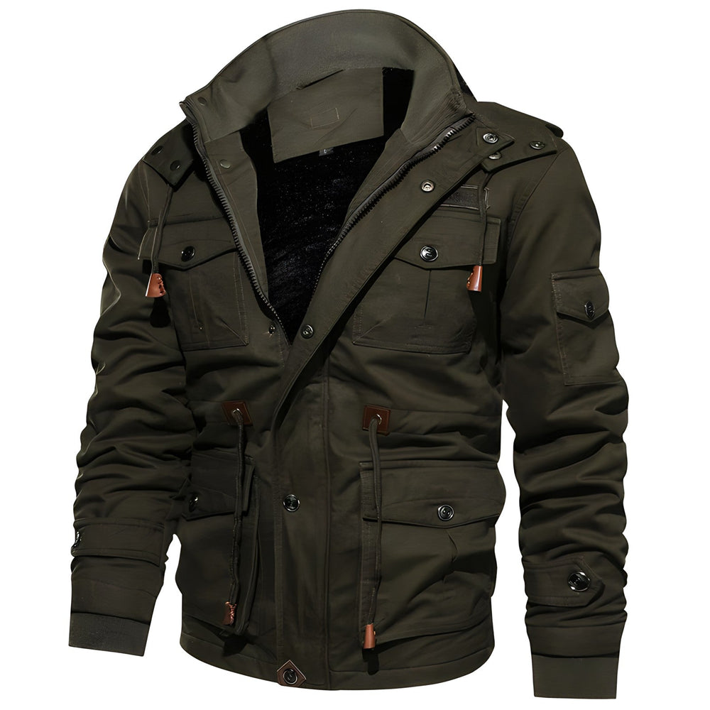 Maxim | Herren Militär Winterjacke | Olivgrün
