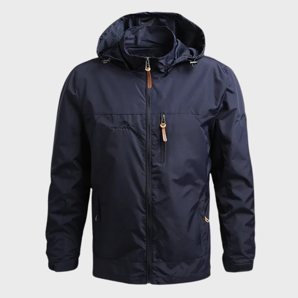 Luca | Waterproof jacket with high collar