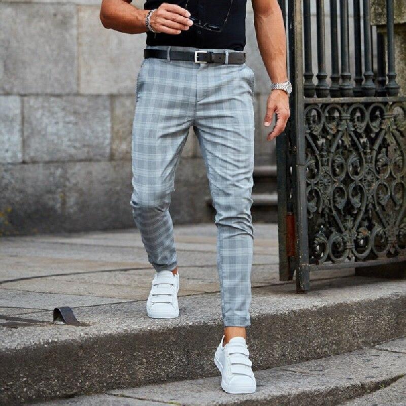 Thomas - Pantaloni Slim-Fit Classici a Quadri