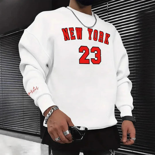 Luke | Tight print sweatshirt