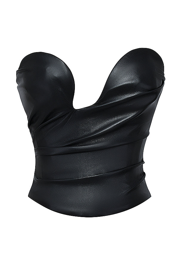Noa | Corsetto in pelle vegana