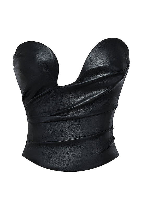 Noa | Corsetto in pelle vegana
