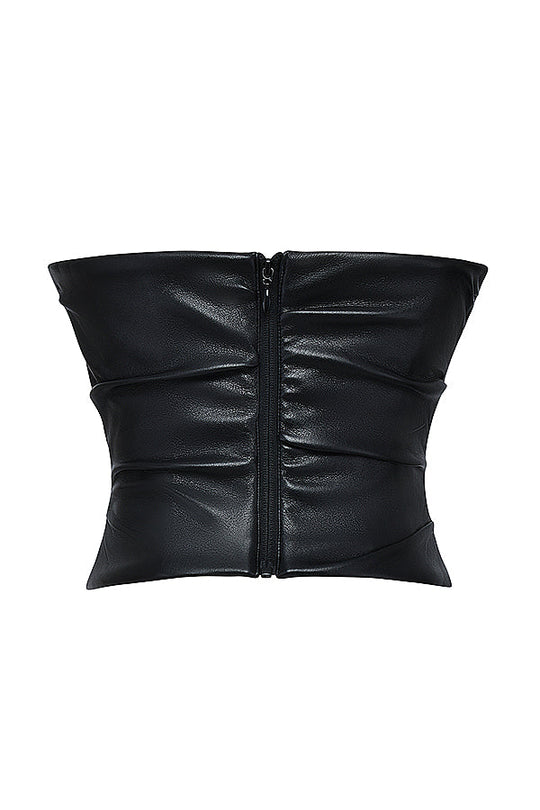 Noa | Corsetto in pelle vegana