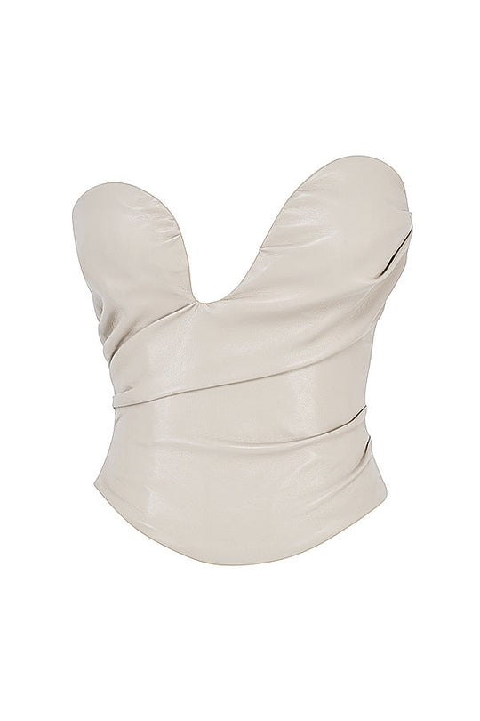 Noa | Corsetto in pelle vegana