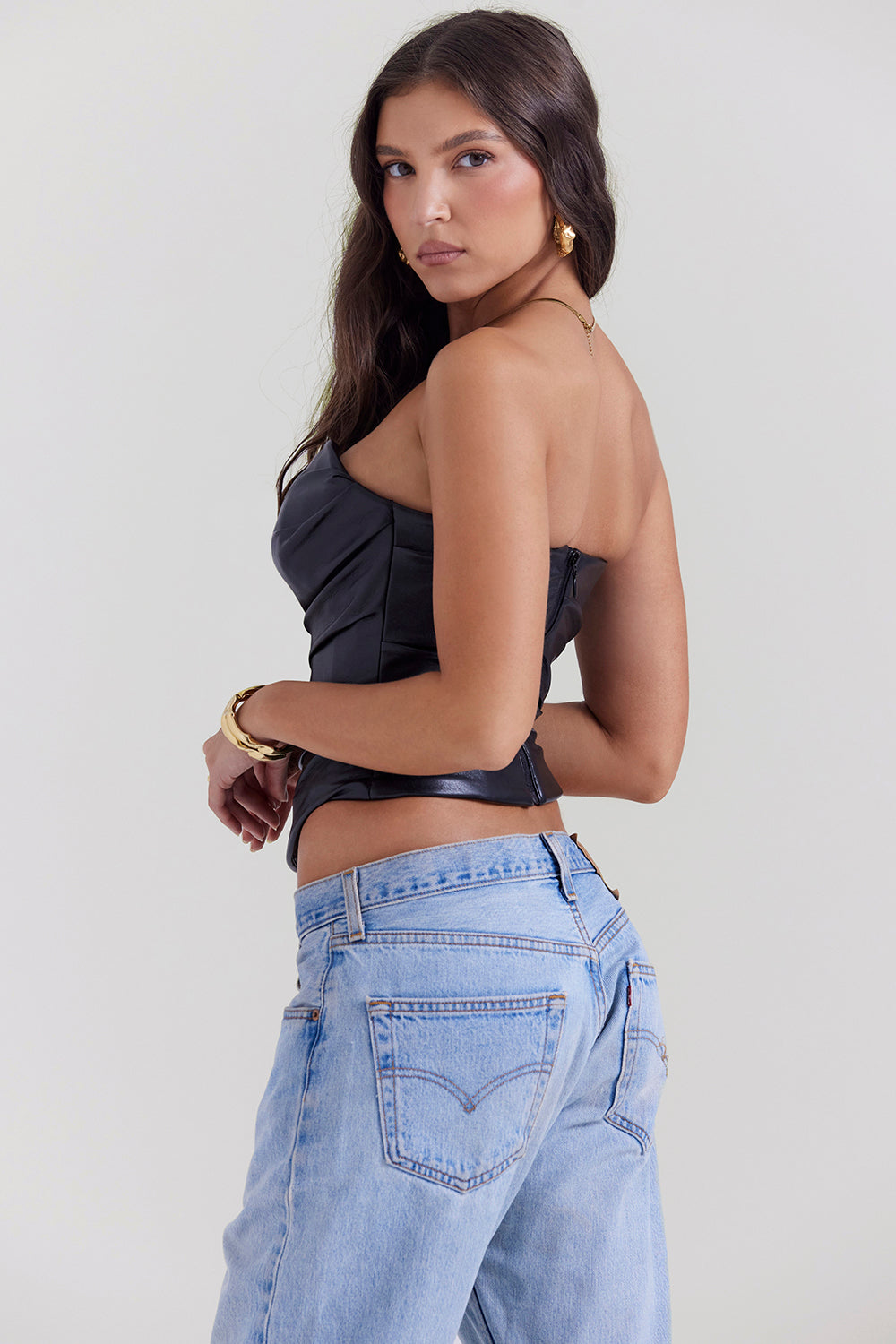 Noa | Corsetto in pelle vegana