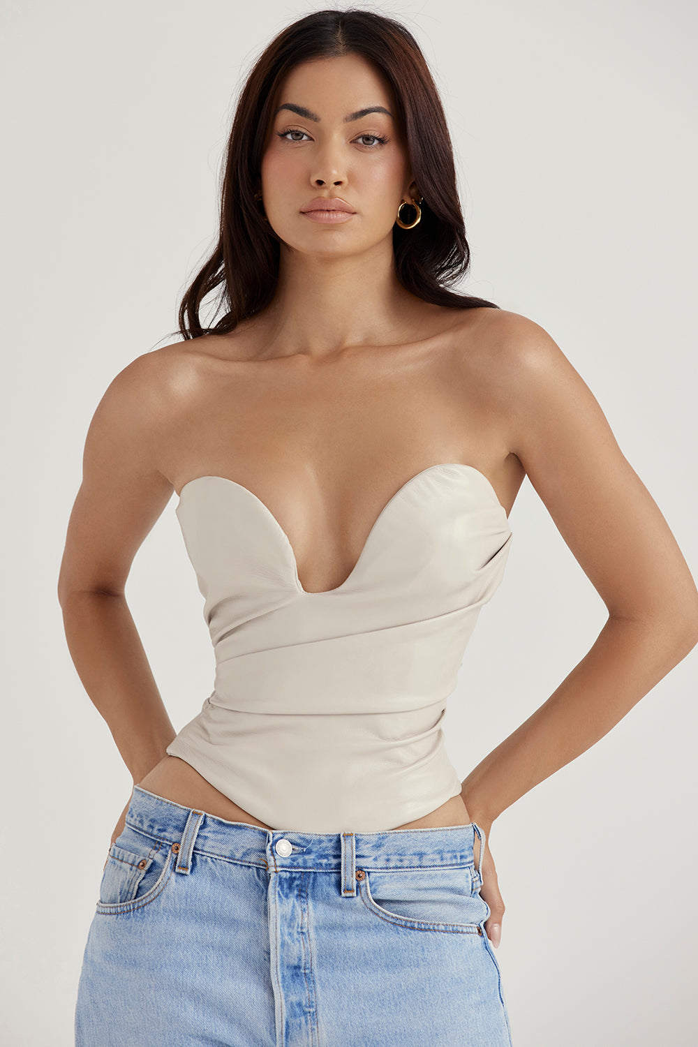 Noa | Corsetto in pelle vegana