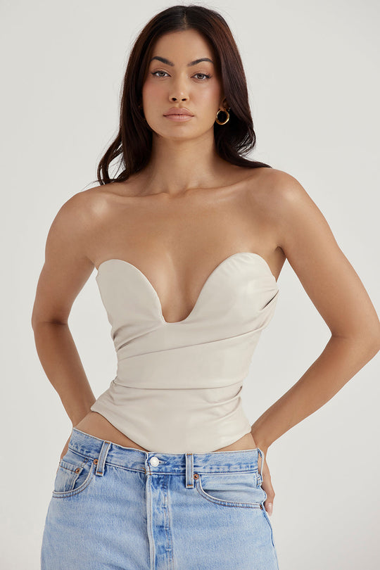 Noa | Corsetto in pelle vegana