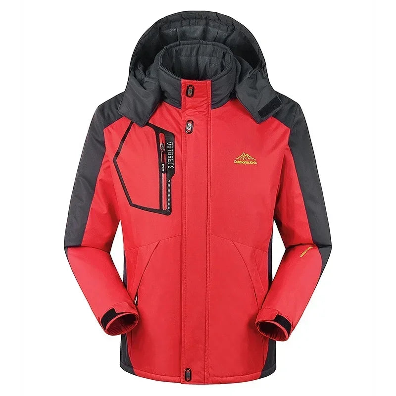 Maik | Water-repellent and warm perfect ski jacket with hood