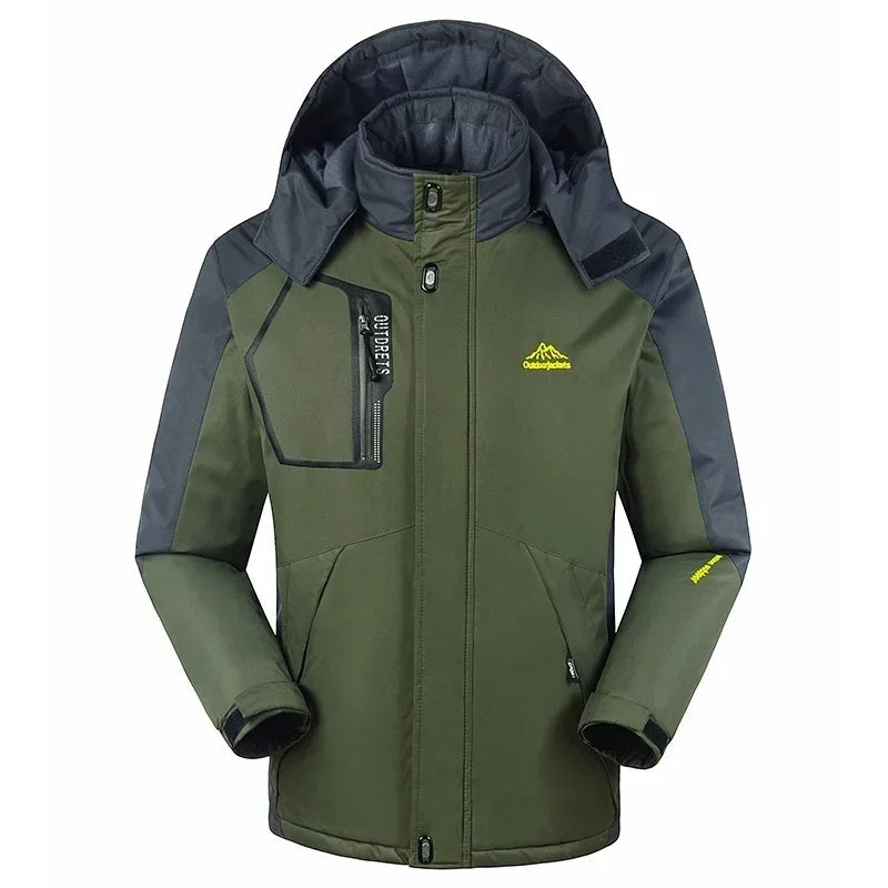 Maik | Water-repellent and warm perfect ski jacket with hood