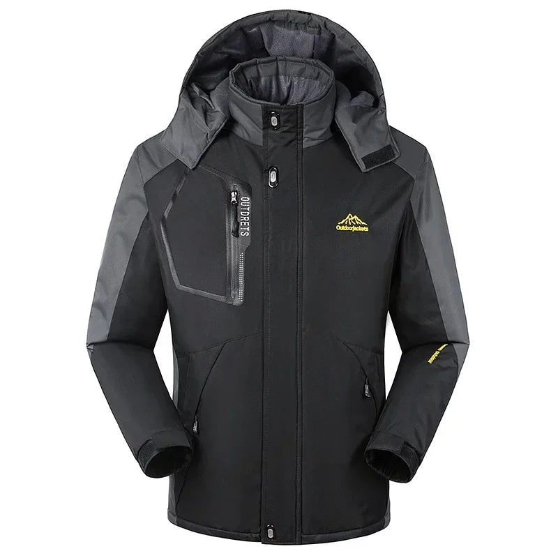 Maik | Water-repellent and warm perfect ski jacket with hood