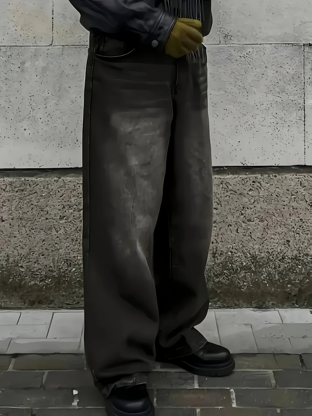 Marcel | Modieuze baggy jeans met wijde pijpen