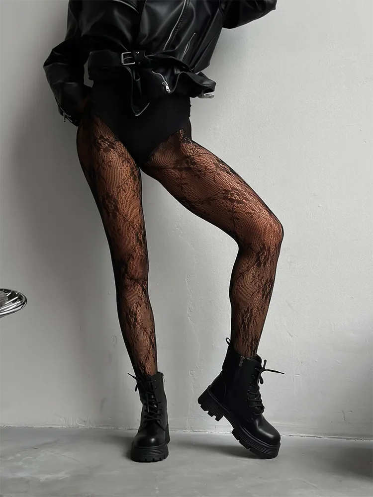 Maria | Elegante panty met bloemenpatroon