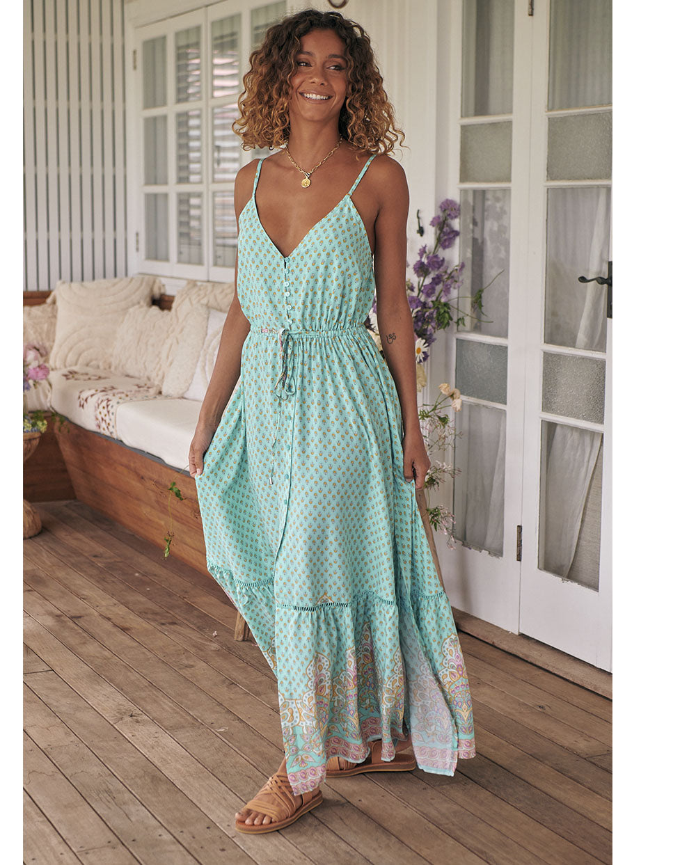 Maria | Lunga vestito estivo bohemien