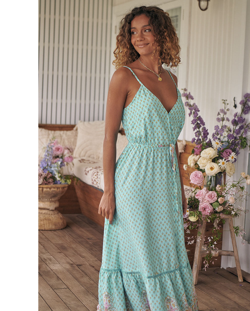 Maria | Lange Bohemische Sommerkleid