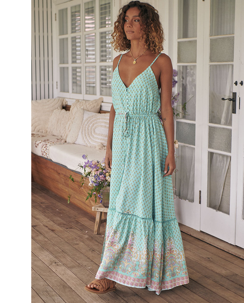 Maria | Lange Bohemische Sommerkleid