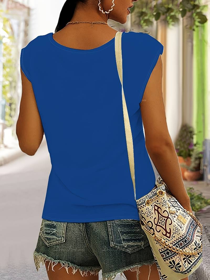 Marie | Elegant T shirt with V neck