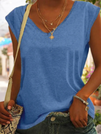 Marie | Elegant T shirt with V neck