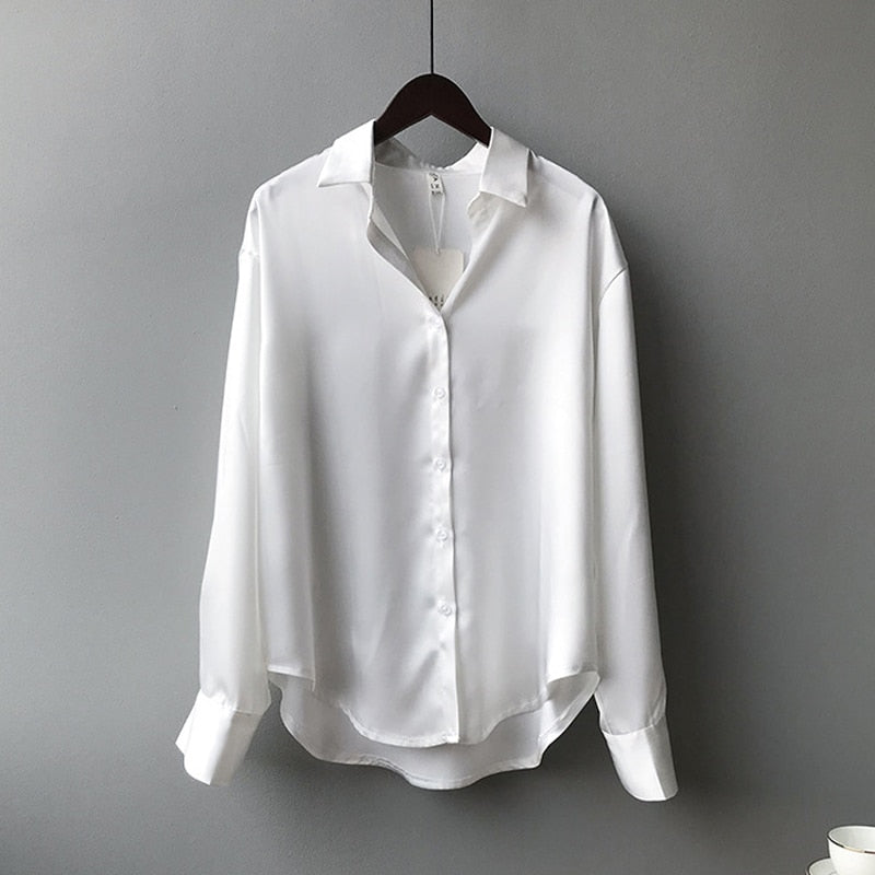 Marie | Seidenbluse Vintage Bluse aus 100% Seide