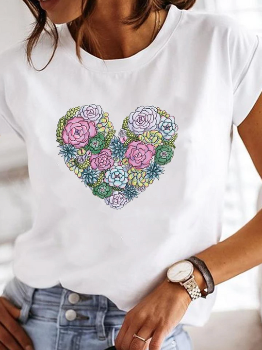 Marina | Casual loose-fitting summer T-shirt