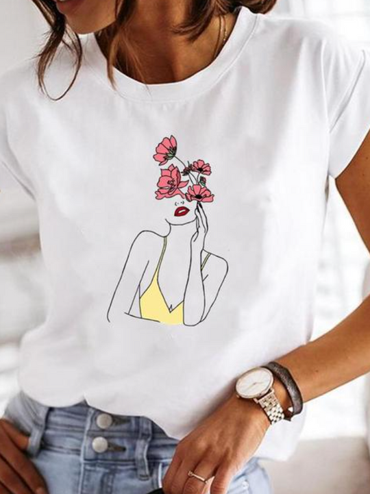 Marina | Casual loose-fitting summer T-shirt