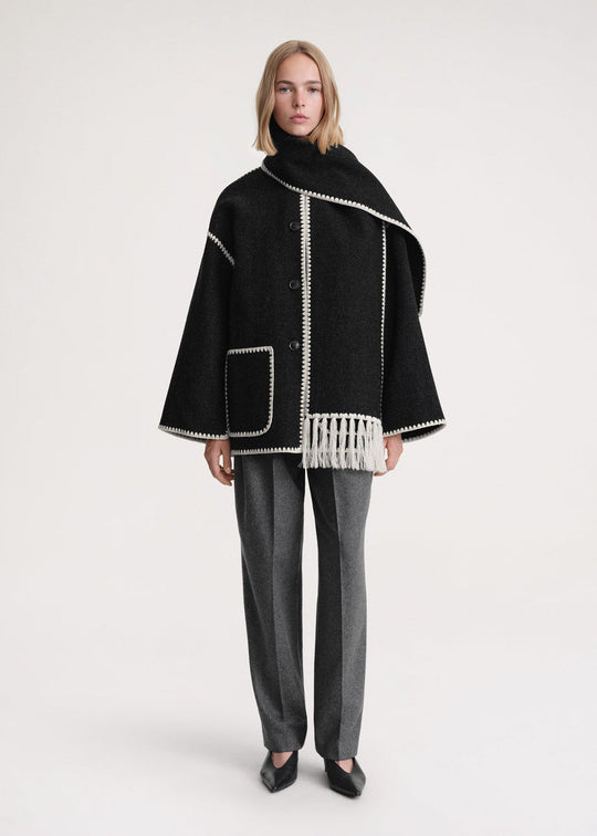 Marina | Giacca elegante e confortevole con sciarpa