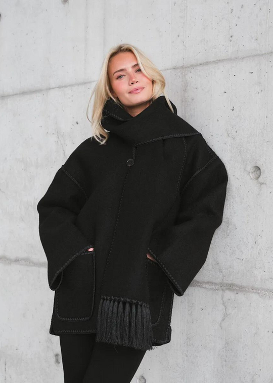 Marina | Giacca elegante e confortevole con sciarpa