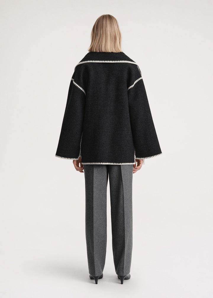 Marina | Giacca elegante e confortevole con sciarpa