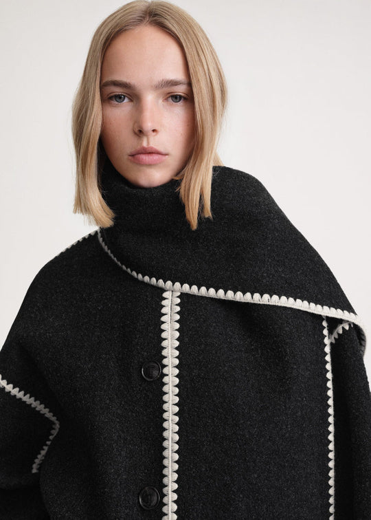 Marina | Giacca elegante e confortevole con sciarpa