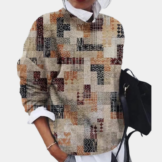 Marina | Stilvoller und bequemer Pullover mit Rundhalsausschnitt