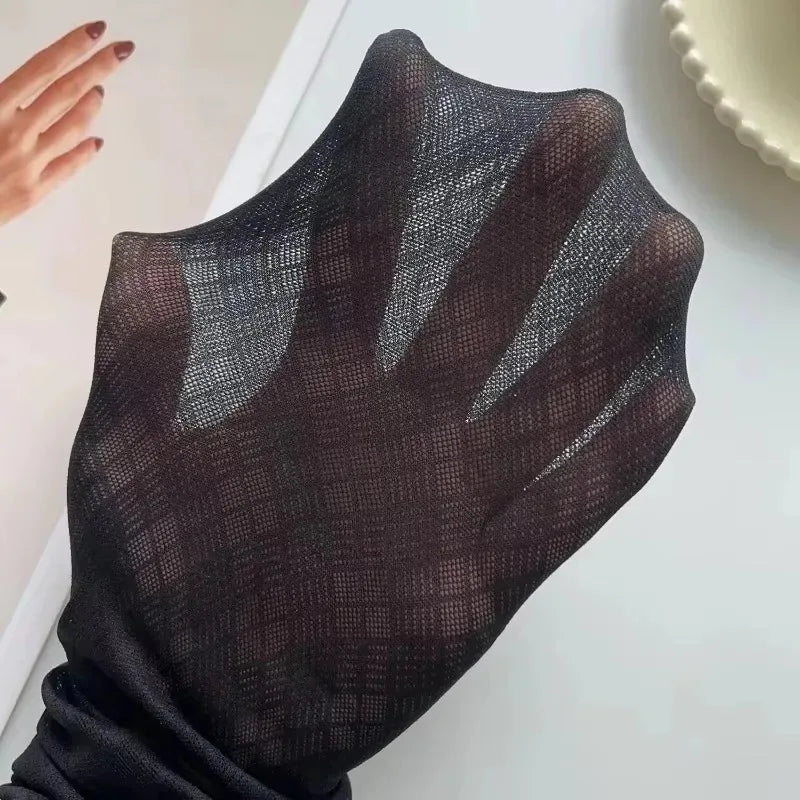 Marina | Stijlvolle panty met ruitpatroon