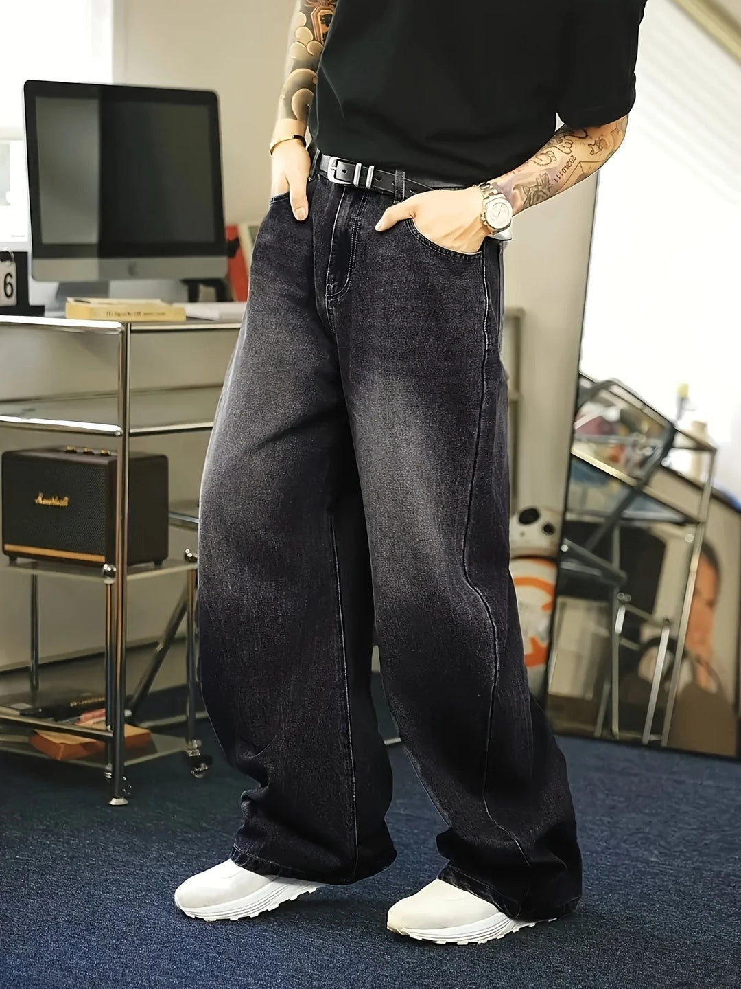 Marko | Vintage stijl casual baggy jeans