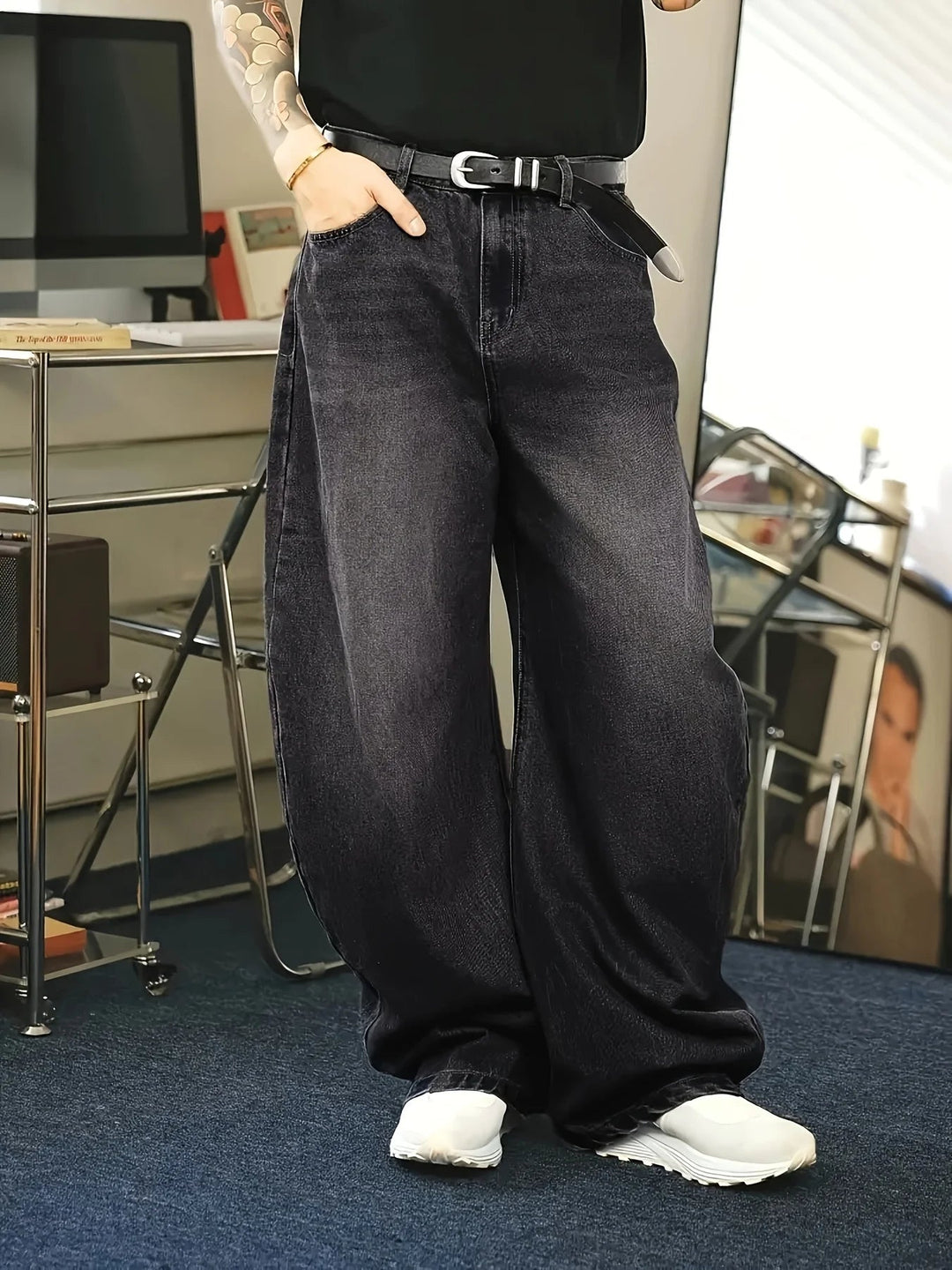 Marko | Vintage stijl casual baggy jeans