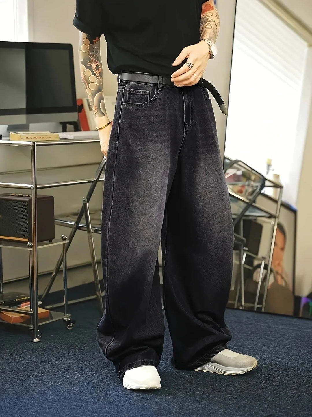 Marko | Vintage stijl casual baggy jeans
