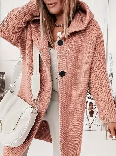 Martina | Comfortable cardigan with hood