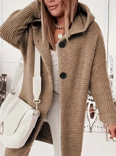 Martina | Comfortable cardigan with hood