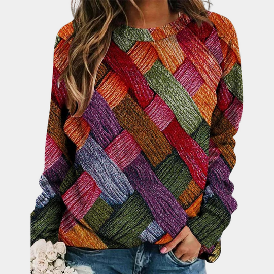 Martina | bunter und atmungsaktiver Pullover