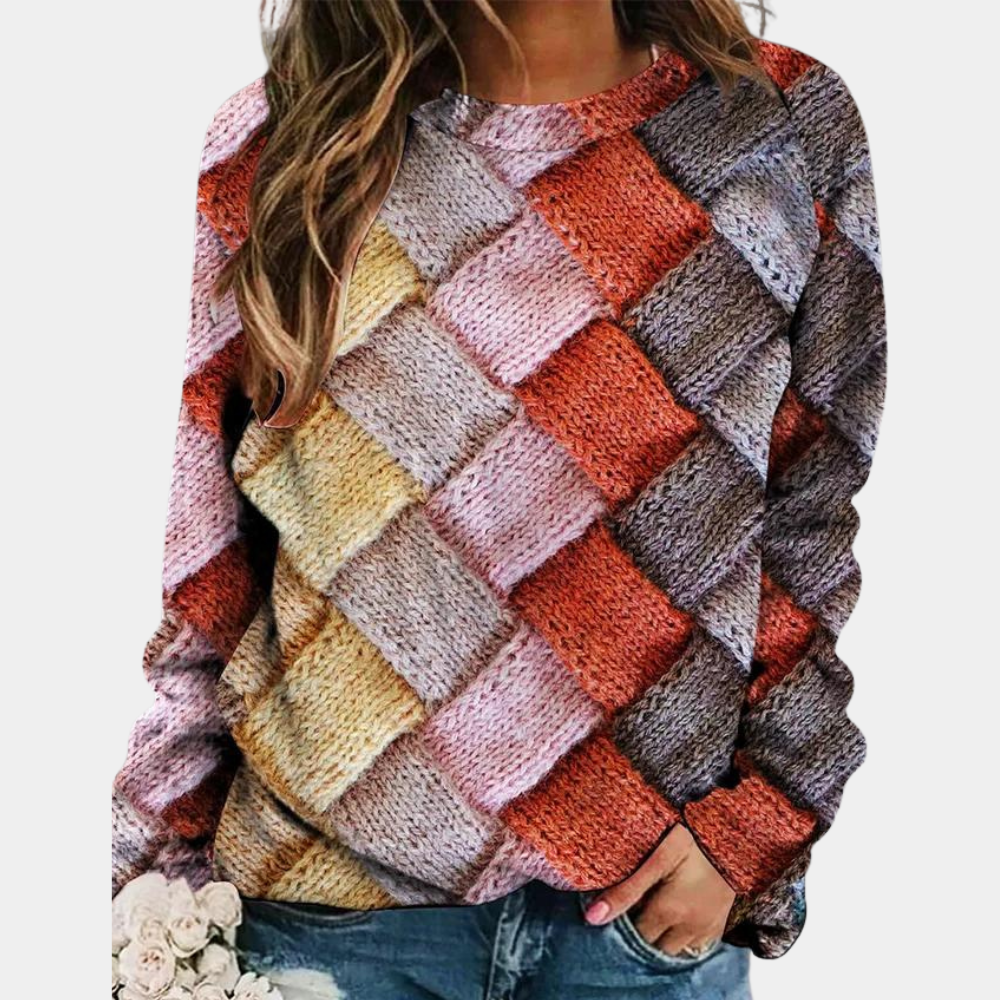 Martina | bunter und atmungsaktiver Pullover