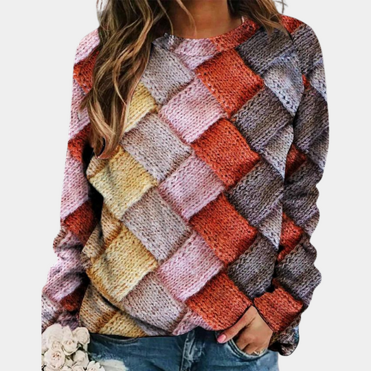 Martina | bunter und atmungsaktiver Pullover