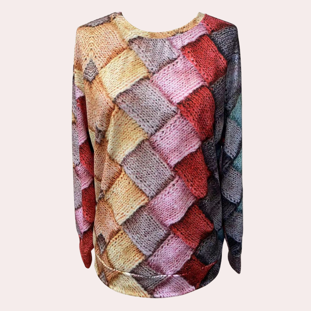 Martina | bunter und atmungsaktiver Pullover