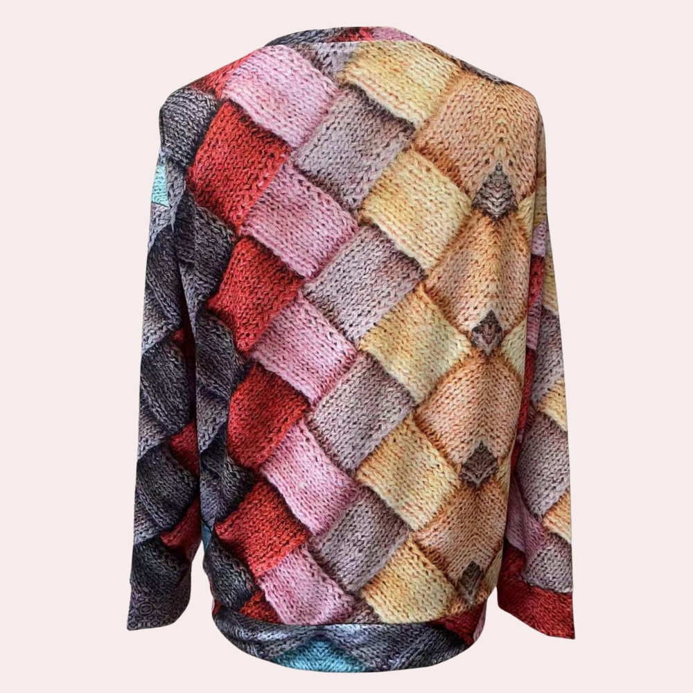 Martina | bunter und atmungsaktiver Pullover