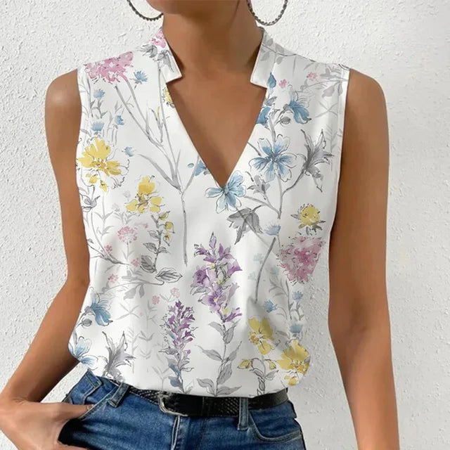 Melanie | Lively lightweight summer casual blouse