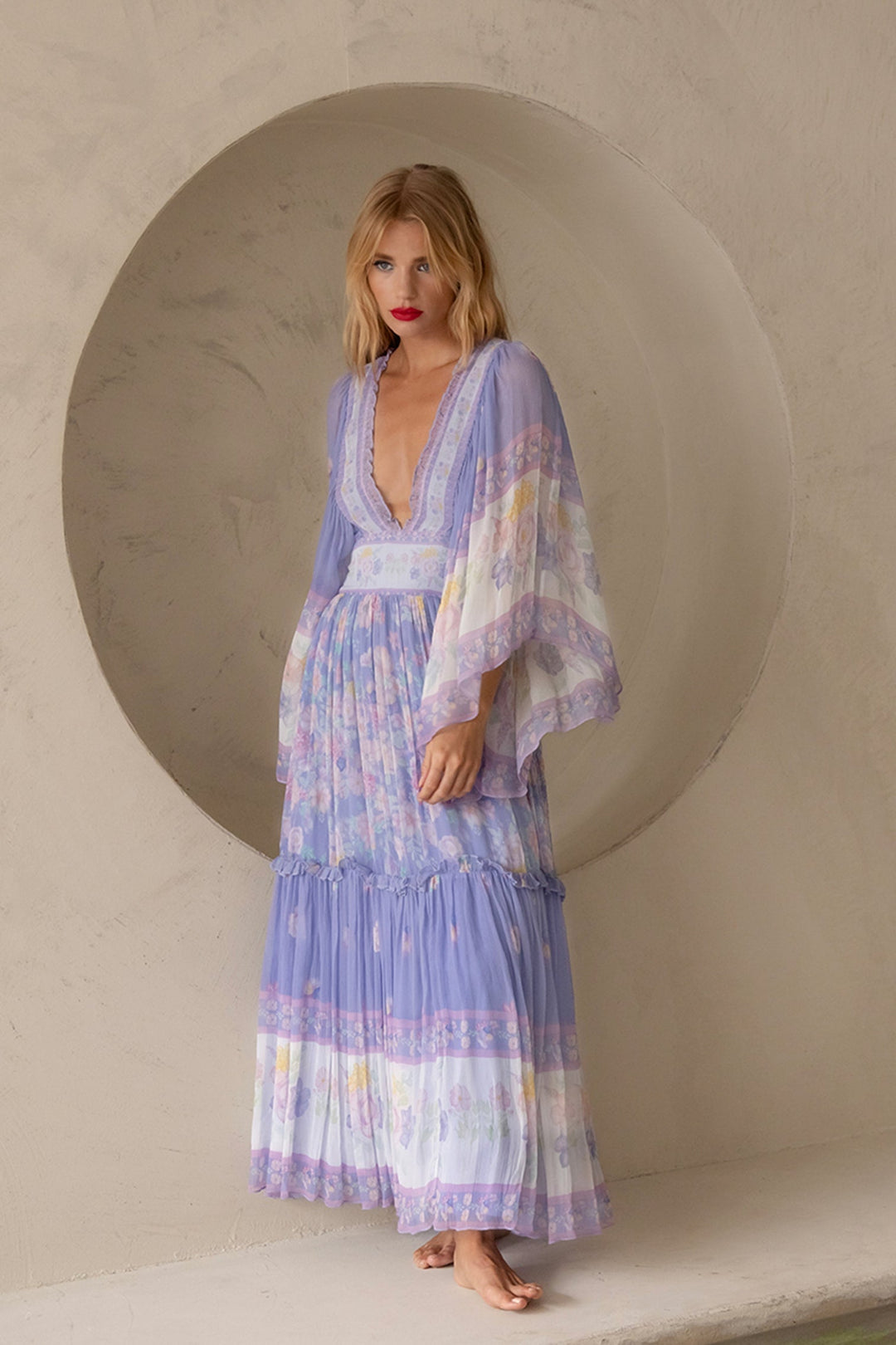 Melina | Maxikleid Langarm