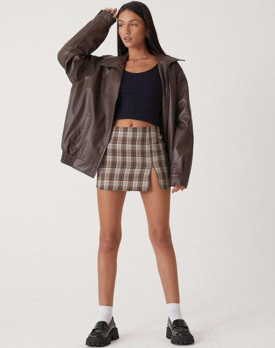 Noa | Women's Oversized Winter Coat | Brown